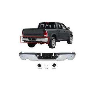 2009 - 2024 Dodge Ram 1500 Rear Step Bumper Assembly w/dual exhausr, w ...