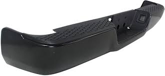 Rear Step Bumper Assembly - Paintable without park sensor holes