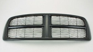 Dodge RAM 2002 - 2008 Black Grille CH1200331 Fits 2002 - 2005 CH1200259