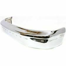 Ford F250 F350 F450 1992 - 1998 Front Bumper Chrome with Strip Holes FO1002237