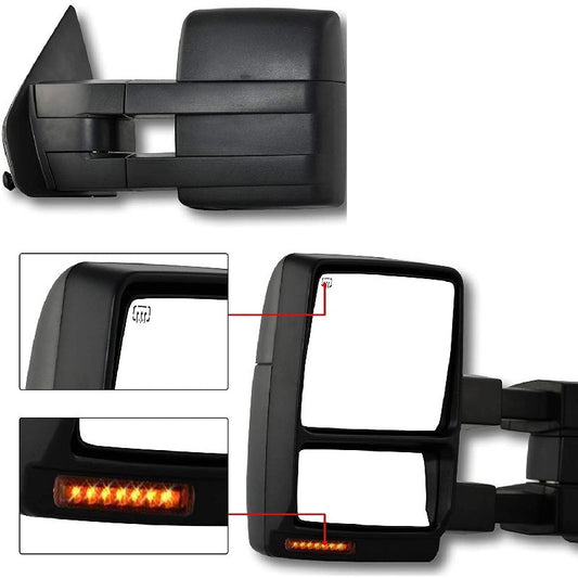 Ford F150 2009 - 2014 *Fits 2007 - 2014 Tow Mirror with turn signal FO1320369