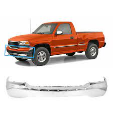 GMC Sierra 1999 - 2006 Front Chrome Bumper Part # GM1002373