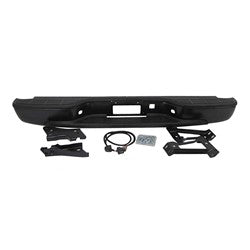 1999 - 2006 GMC Sierra / Chevrolet Silverado Rear Black Bumper Complete Assembly GM1103124 Media 1 of 1