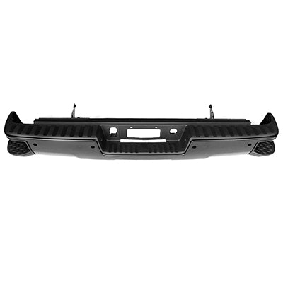 Silverado 2014 - 2018  & GMC Sierra  Rear Black Step Bumper Assembly  GM1103179