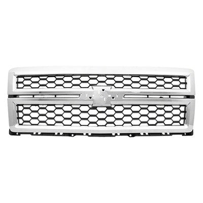 2014 - 2015 Chevrolet Silverado Chrome/Black Grill   GM1200696