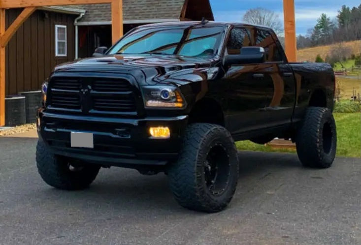 Black Bumper for Dodge RAM 2009