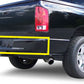 Dodge RAM 2002 - 2008 Black Rear Step Bumper Facebar