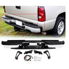 GMC Sierra 1999 - 2006 / Chevrolet Silverado 1500 Rear Chrome Bumper Complete Assembly  GM1103122