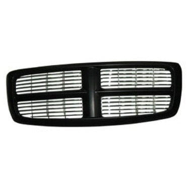 2002-2005 Dodge Ram Grill Black with chrome billet style '100321
