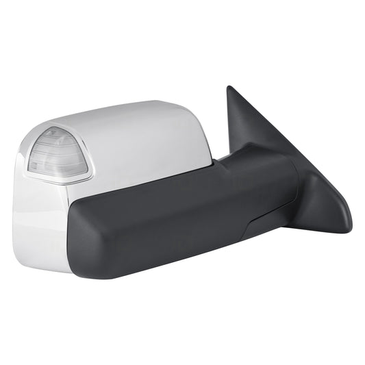 2009 - 2012 Dodge Ram Chrome Towing Mirrors -Power, Heat, Signal - Pair