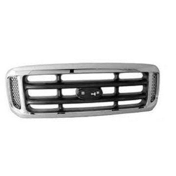 Ford F250 F350 F450 1999 - 2007 Chrome and Black Grille FO1200359