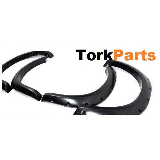 Ford F250 F350 F450 1999 - 2007 Pocket Rivet Style Fender Flares Black - Paintable