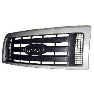 Ford F150 2009 - 2014 *Fits 2009 - 2012 Chrome /  Black Grille  FO1200512