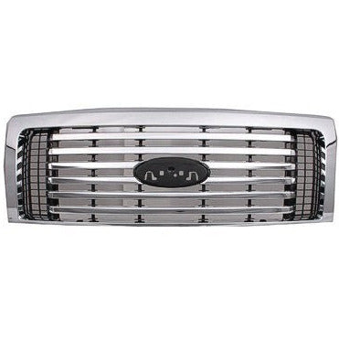 Ford F150 2009 - 2014 *Fits 2010 - 2012 Chrome Billet style grille  FO1200531
