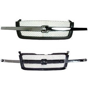 Chevrolet Silverado 1999 - 2006 Chrome Grille with Black Honeycomb GM1200474