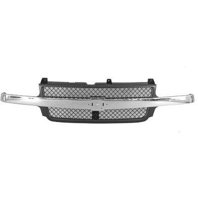 Chevrolet Silverado 1999 - 2006 Chevrolet Silverado Grille HD (chrome with Black honeycomb) GM1200523