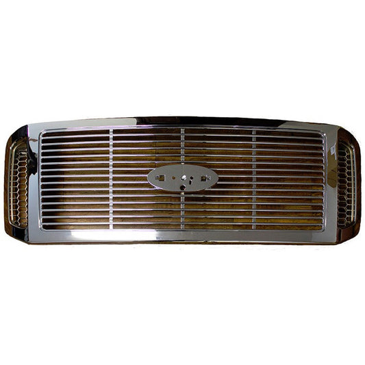 Ford F250 F350 F450 1999 - 2007 Chrome Billet Style Grille FO1200459