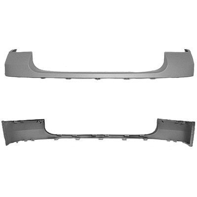 2007 - 2013 GMC Sierra 1500 front upper bumper pad GM1014102 GM1014103